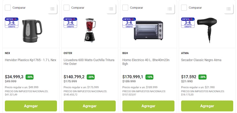 Algunos productos en oferta. (Foto: Jumbo)