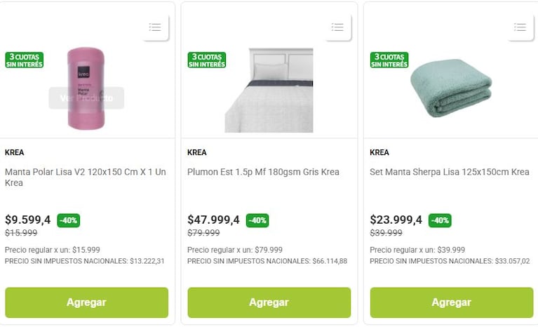 Algunas ofertas de Jumbo. (Foto: Jumbo)