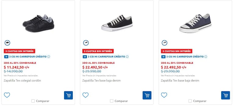 Ofertas en Carrefour. (Foto: captura Carrefour)