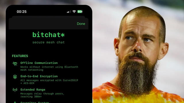  Jack Dorsey fue el creador de bitchat mesh. Foto: OhMyGeek! 