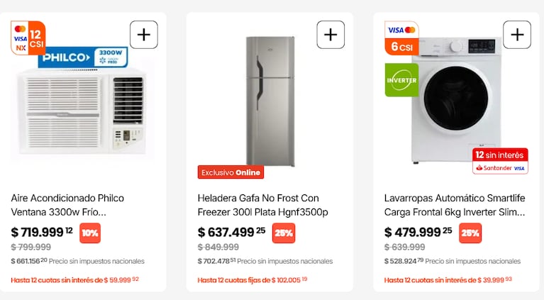 Algunas de las ofertas disponibles en ChangoMás. (Foto: ChangoMás)