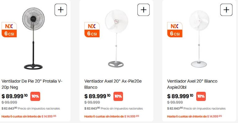 Algunas de las ofertas en ChangoMás. (Foto: ChangoMás)