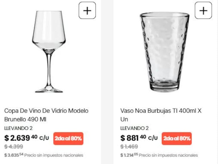 Algunas ofertas disponibles en ChangoMás. (Foto: ChangoMás)