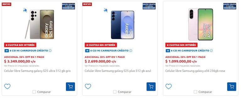 Algunos de los descuentos en Carrefour. (Foto: Carrefour)