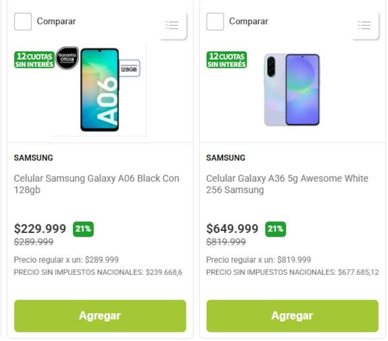 Algunos de los descuentos en Jumbo. (Foto: Jumbo)