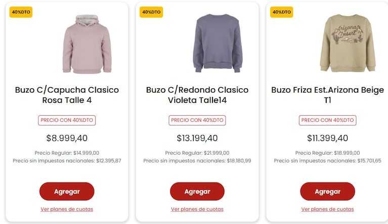 Algunas ofertas disponibles en Coto. (Foto: Coto)